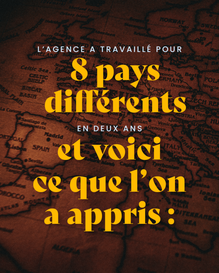 Ce que 8 pays en 2 ans nous ont appris sur le marketing international